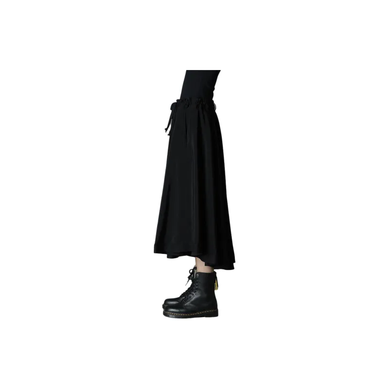 Yohji Yamamoto Drawstring Pleated Skirt-4