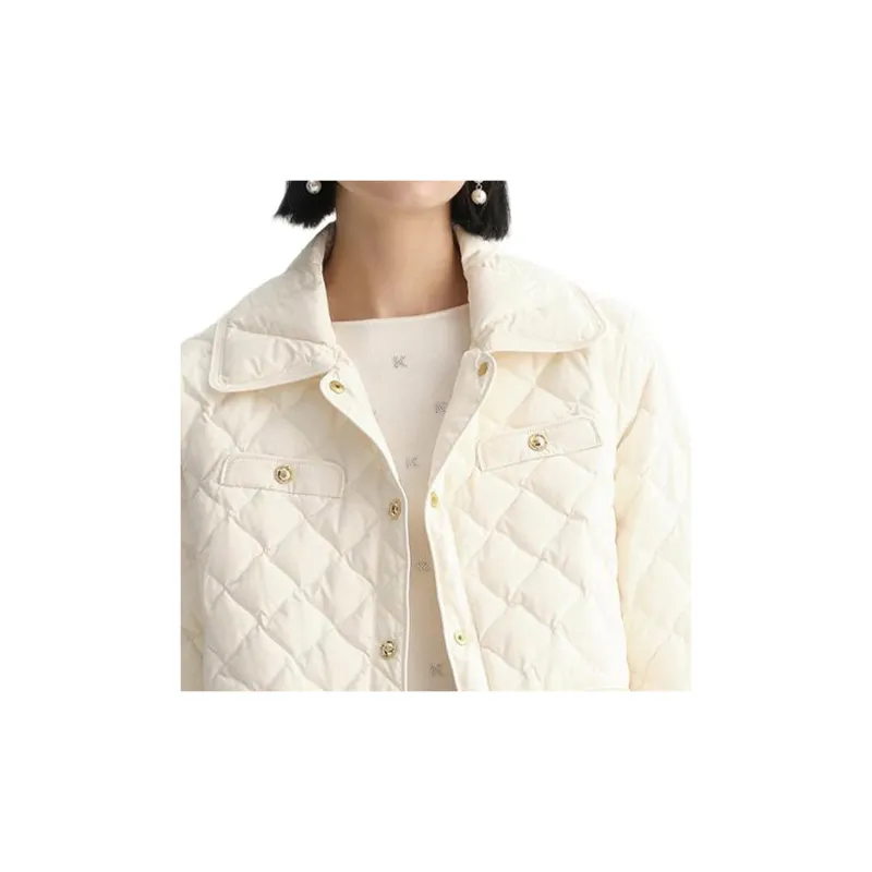 KARL LAGERFELD FW23 Down Jacket Women's Beige-1