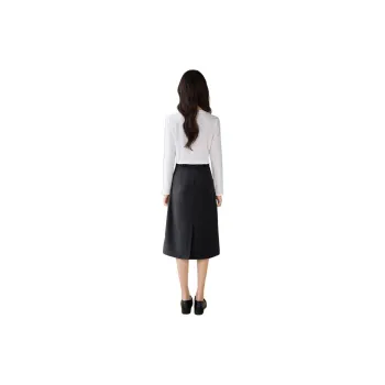 Mo Han Yi Mei Skirt Set Women's Top White Bottom Gray