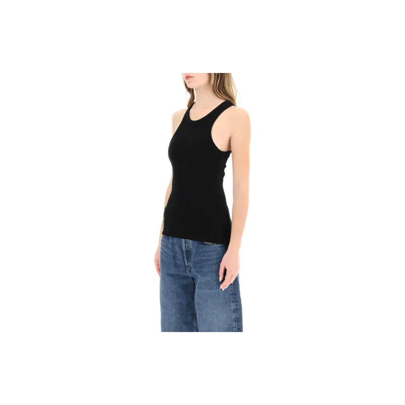 AGOLDE Bailey Sleeveless Ribbed Tank Top-3