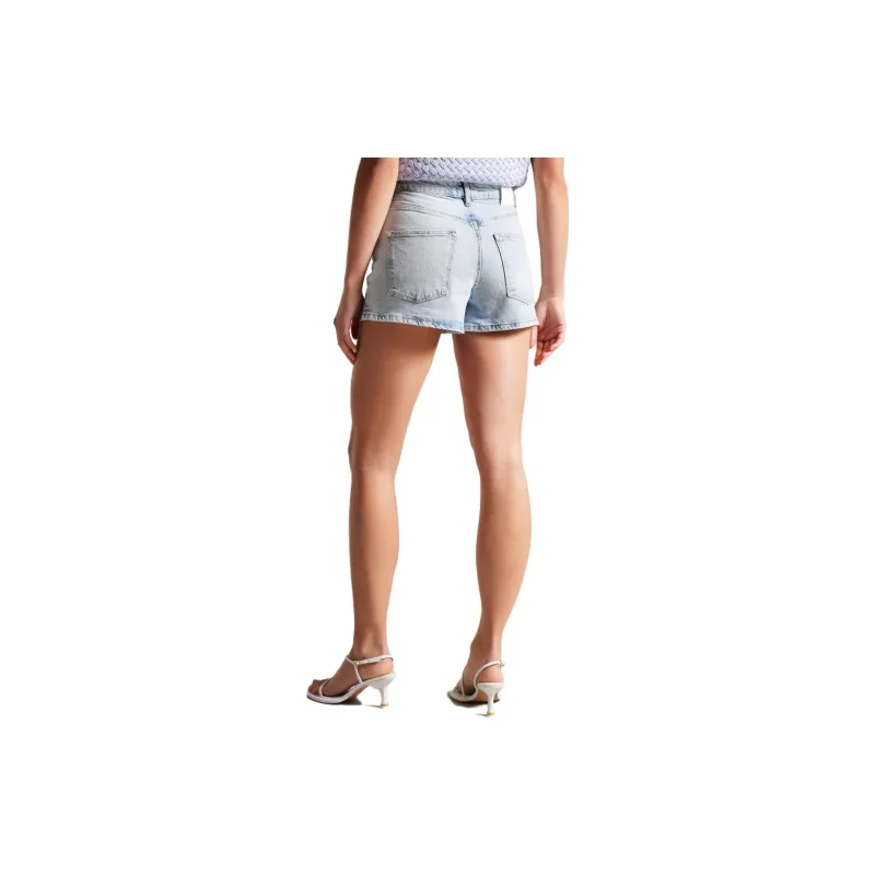 Ted Baker Denim Shorts Women's Light Blue-1