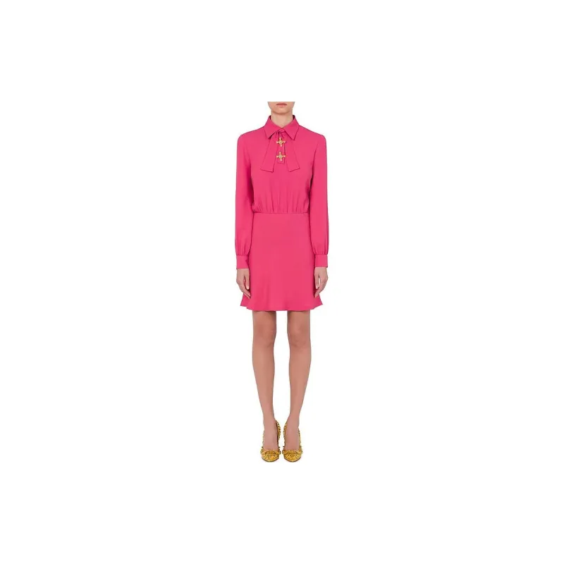 MOSCHINO Long-Sleeved Dresses Women's Pink-1