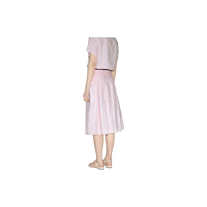 GUCCI Casual Long Skirts Women's Pink-3