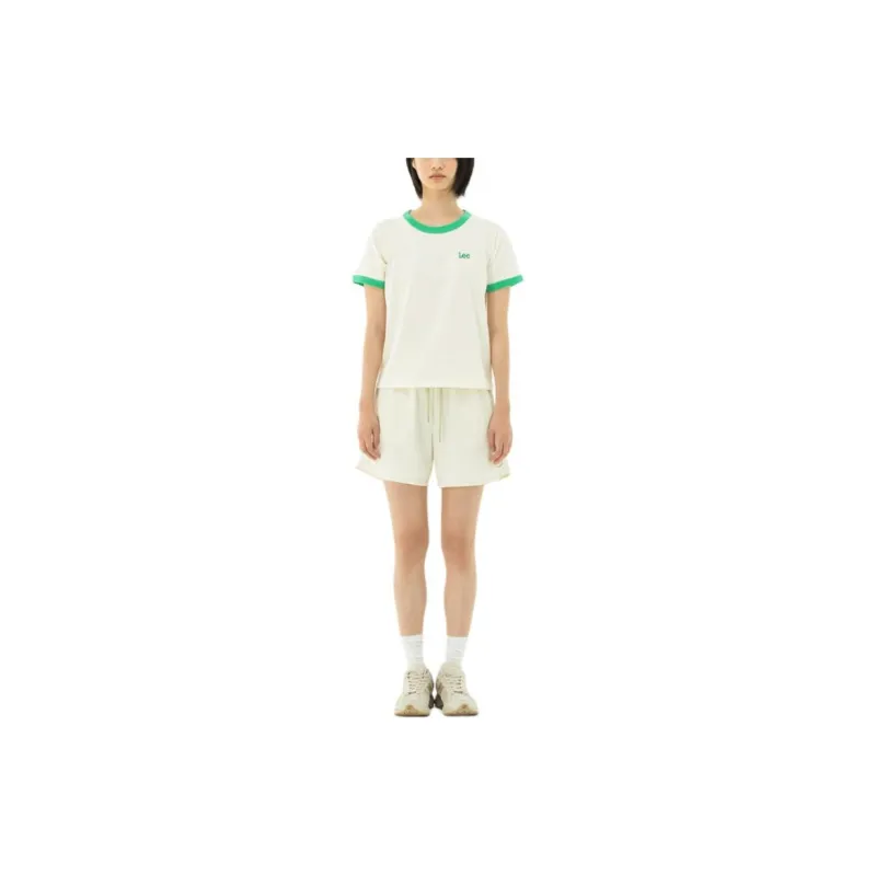 Lee T Shirt Women's Light Green-2