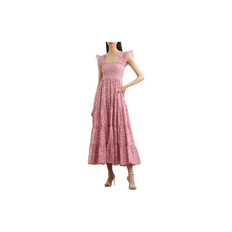 Rixo SS24 Sleeveless Dress Women's Pink-2
