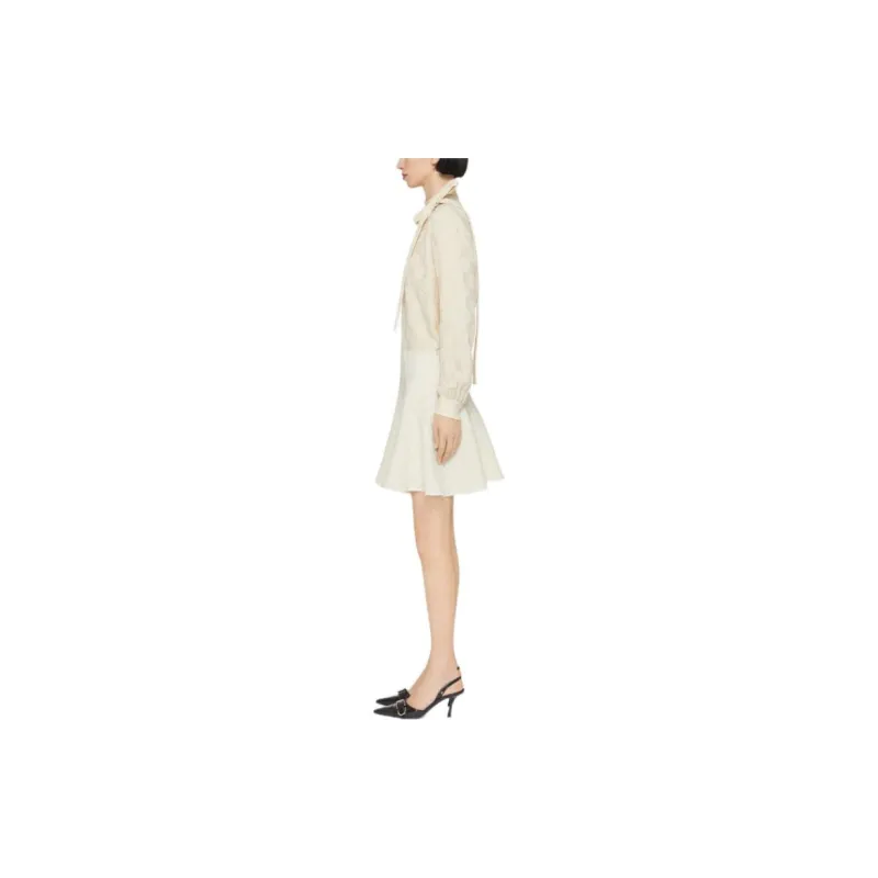 Givenchy 4G Jacquard Long Sleeved Blouse-3