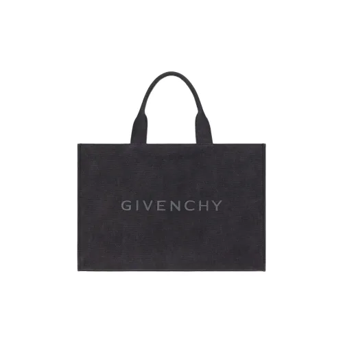 GIVENCHY Cotton Canvas Canvas Bag Tote Bag Shopping Bag Handbag Men's Black