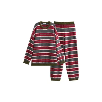 Same Language Pajama Set Men's Enigmatic Lilac Cloudy Gray