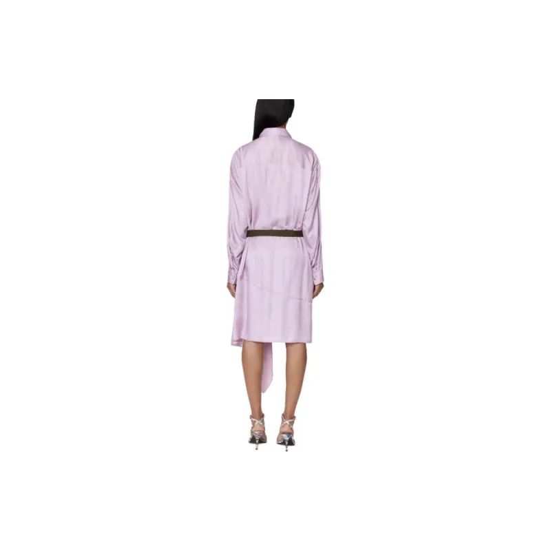 DIESEL Long-Sleeved Dresses Women's Purple-2