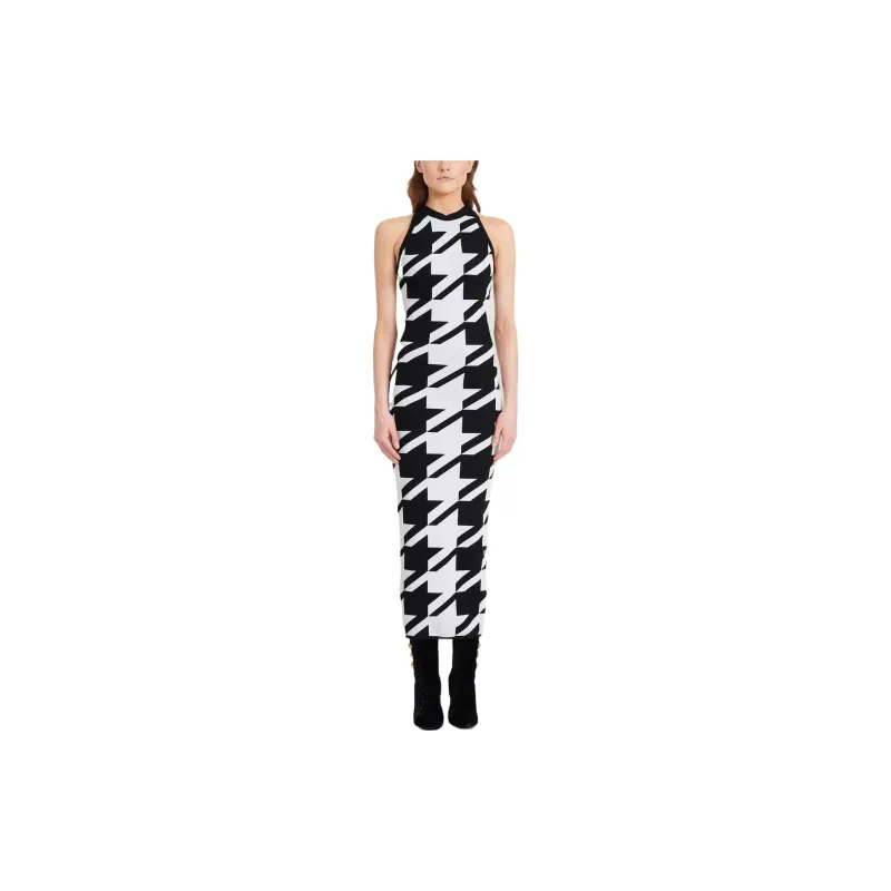 BALMAIN Sleeveless Dresses Women's Black-2