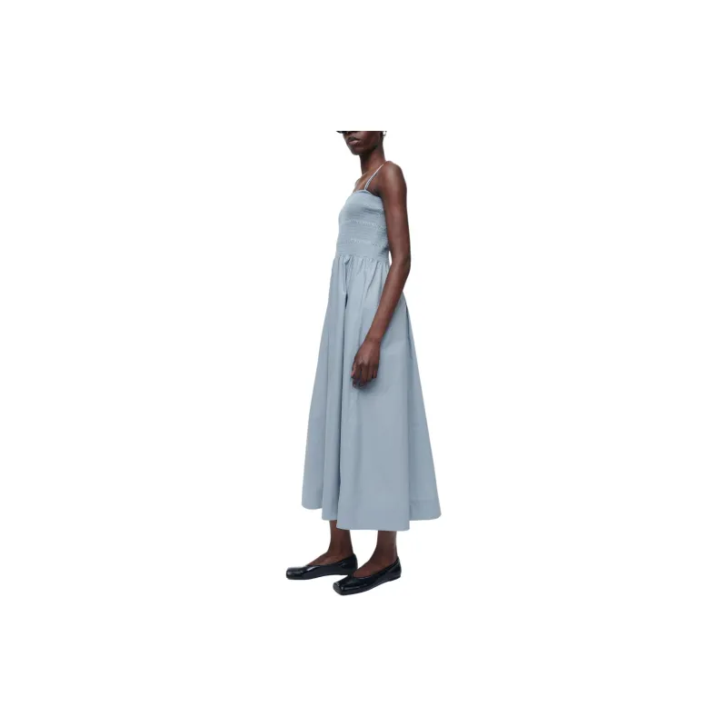 COS Slip Dress Women's Haze Blue-3