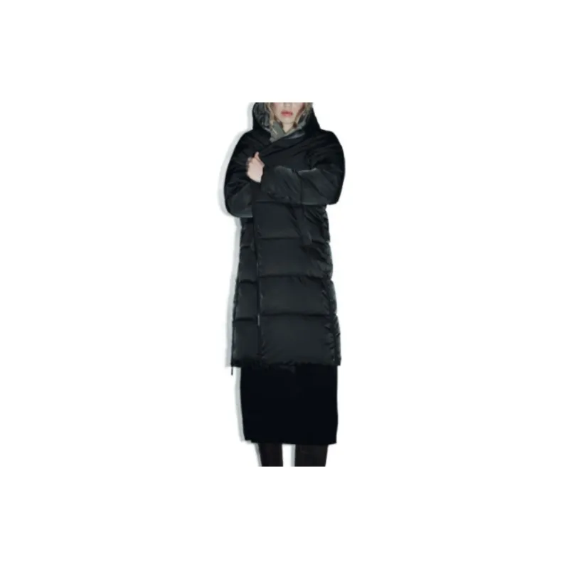 ZARA Puffer Jacket Women's Black-4