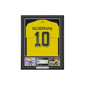 Three For Colombia Jersey Icons Certificate Framed Unisex