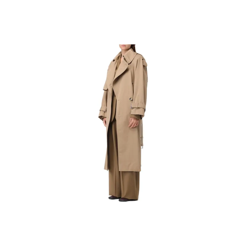 SportMax Waterproof Cotton Trench Coat-5