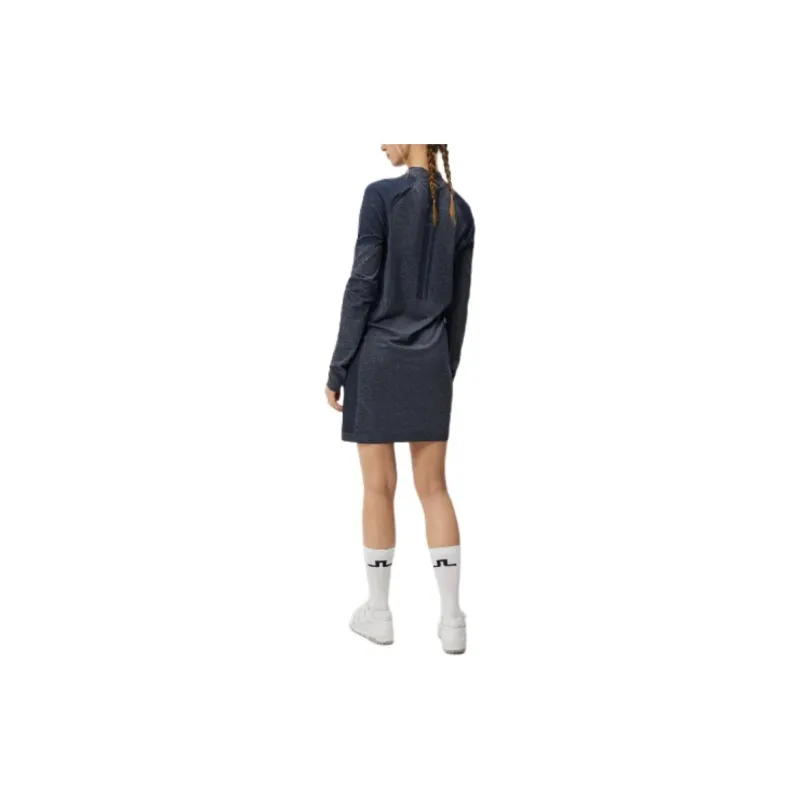 J.Lindeberg Long Sleeved Dress Women's Marine Blue-2