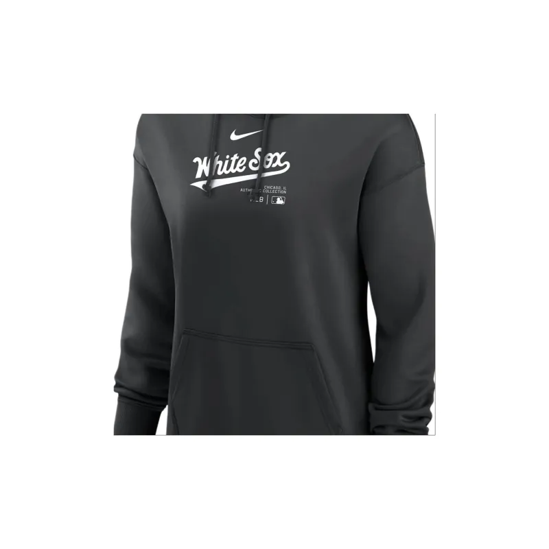 Nike Chicago White Sox Authentic Collection Women's Nike Therma Mlb Pullover Hoodie-2
