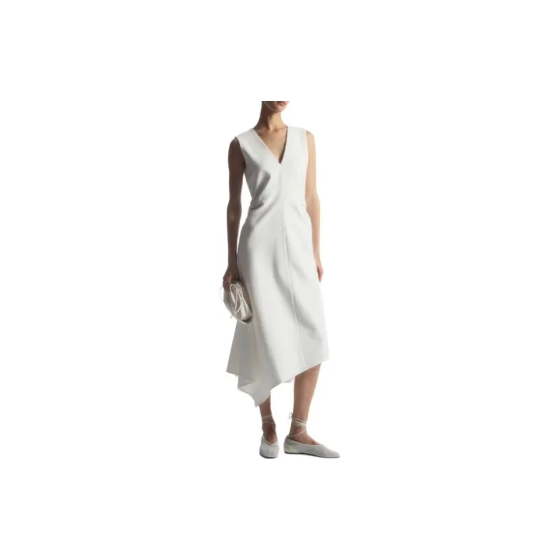COS Sleeveless Dress Women's White-1