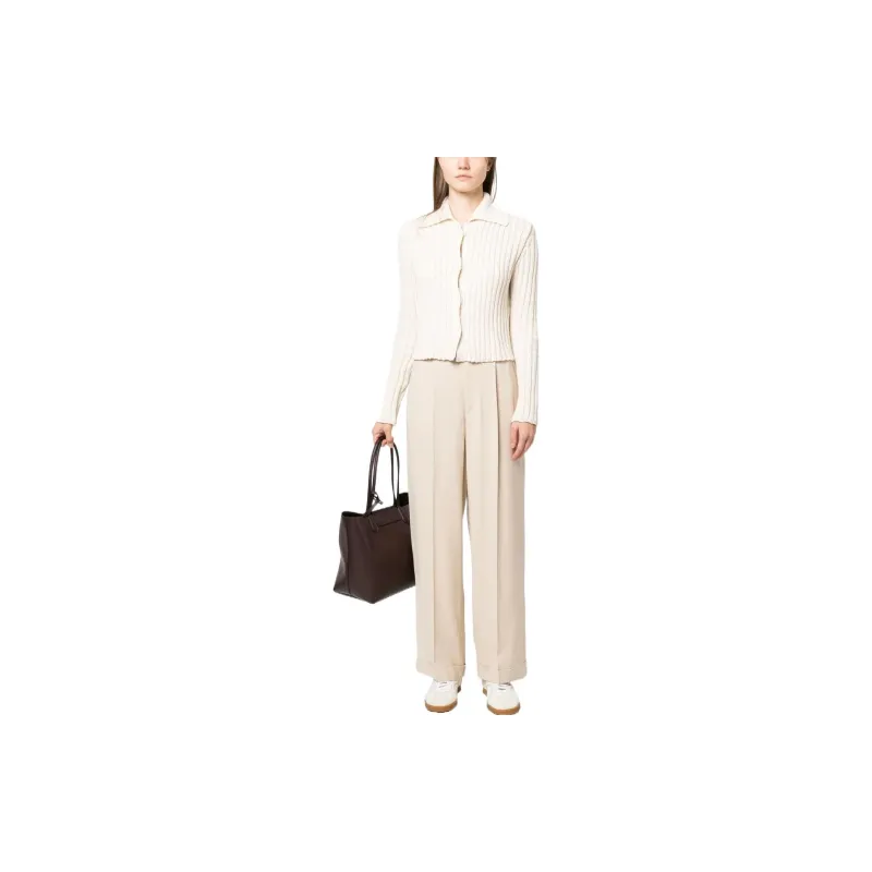 A.P.C Wide Leg Tailored Trousers-1