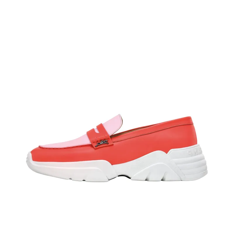 LONGCHAMP Au Sultan Loafers 5cm Women's Red-0