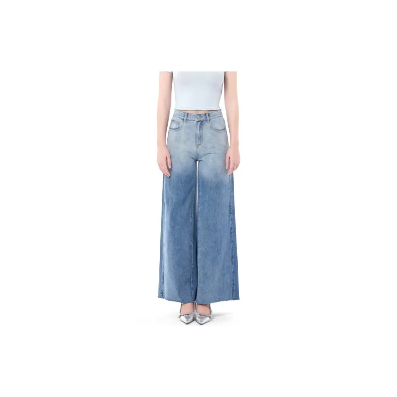 Three Quarters Jeans Women's Blue-2