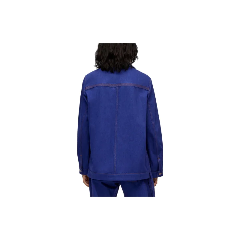 LOEWE Workwear Jacket 'Bright Blue'-3