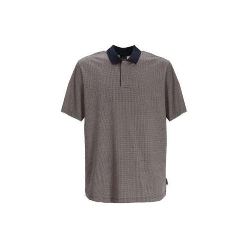 ARMANI EXCHANGE Polo Shirts Men Brown