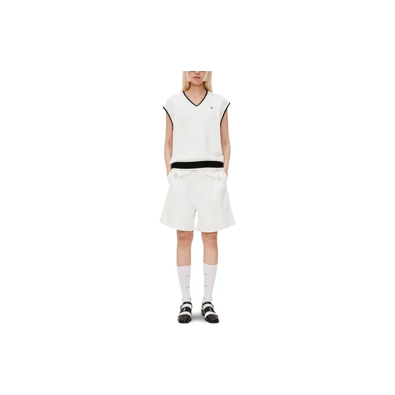 KIMHEKIM SS24 TWO POCKETS DENIM SHORTS Denim Shorts Women's WHITE/White-2