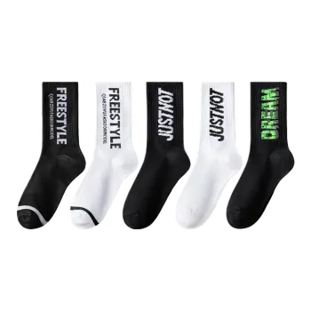 Lan Miao Mid-Calf Socks Men's 5 Pack