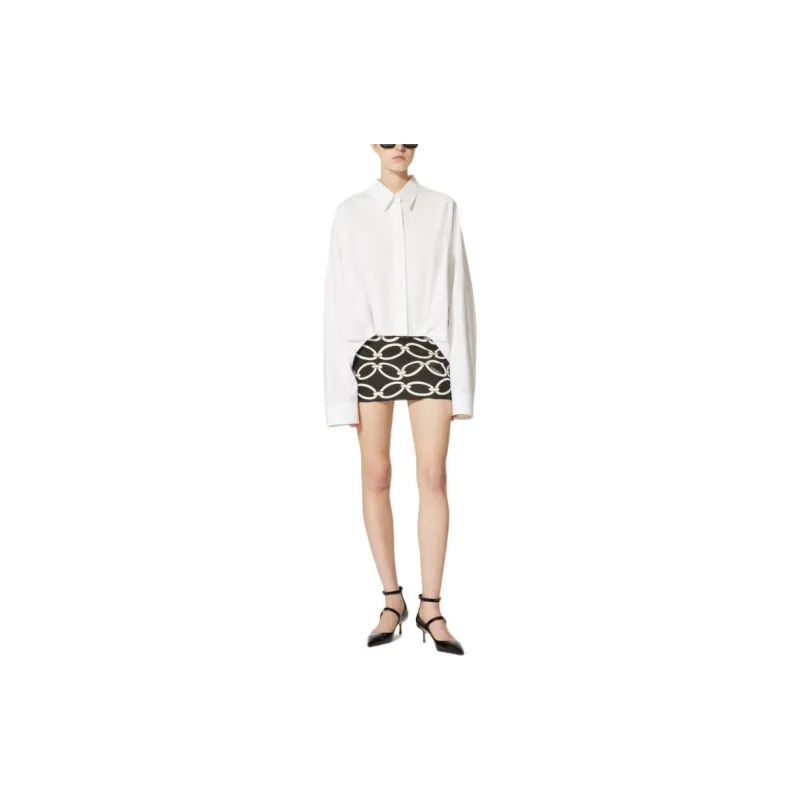Valentino Chain 1967 Long Sleeved Mini Dress-1