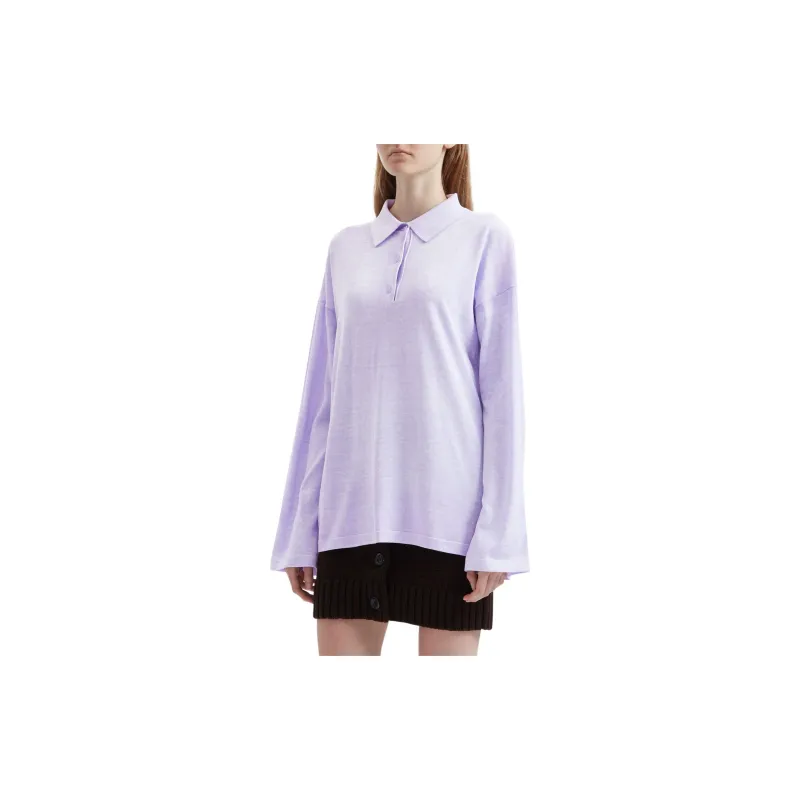 Acne Studios Polo Shirts Women's Purple-4