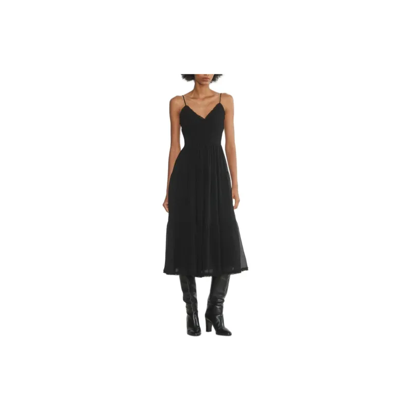 ARITZIA Wilfred Tuberose Dress Slip Dresses Women's BLACK/Black-2