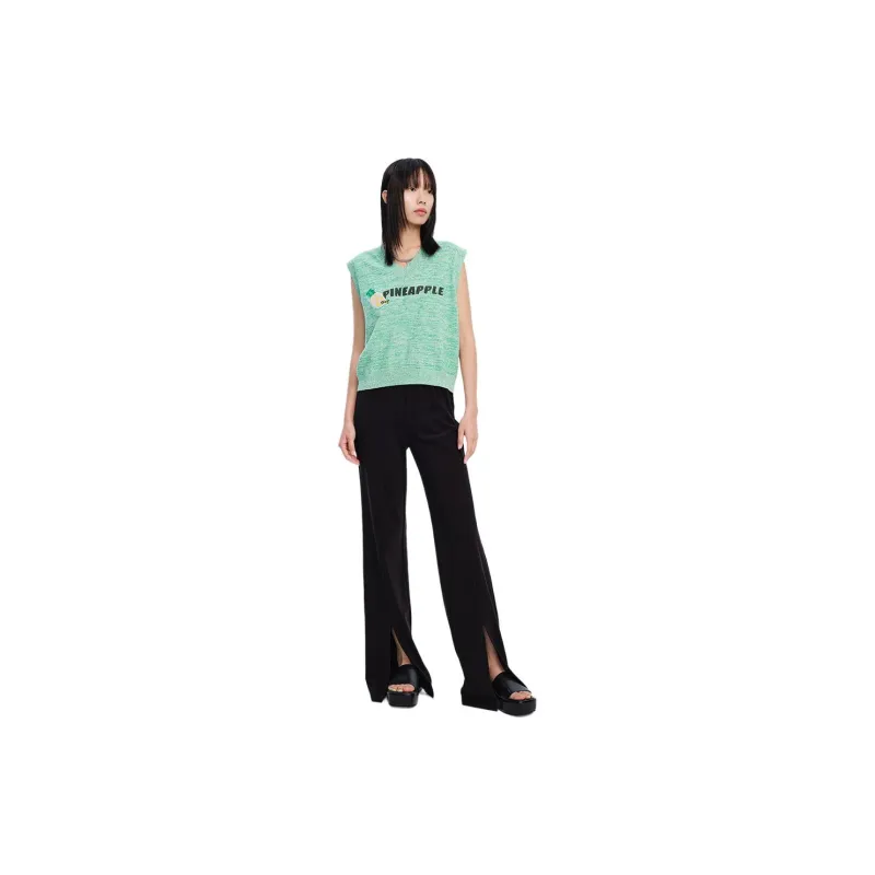 H'S x FAINT STUDIO Tank Tops Women's Emerald Green-1