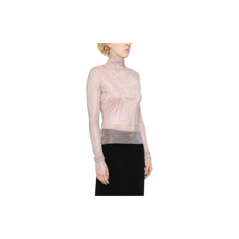 SportMax Embellished High Neck Long Sleeved Top-3