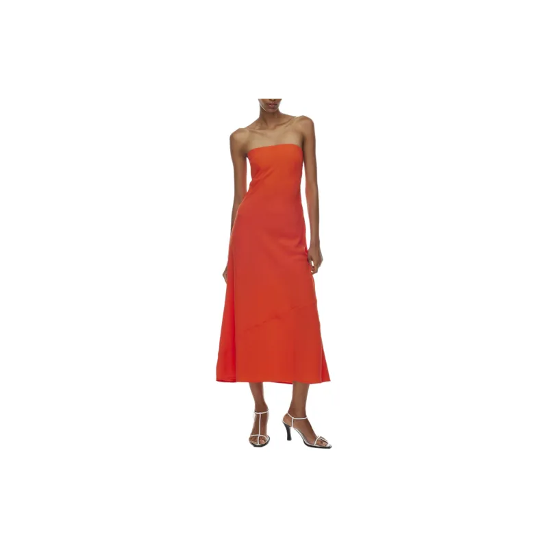 ARITZIA Babaton Resolution Dress Sleeveless Dress Women's Hot Cheeky Red/Hot Blush Red Lips-2