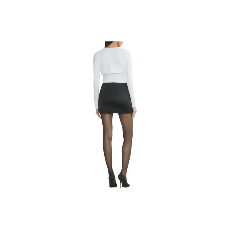 ARITZIA Contour Shrug Cropped Coats Women's White/White-2