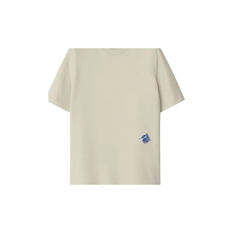 Burberry Equestrian Knight Printed Crewneck T Shirt-4