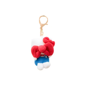 Hello Kitty Ribbon Dolls Plush Pendant Small Size Tall 13CM Length