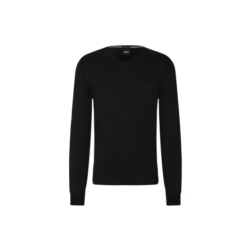 HUGO BOSS Sweaters Men Black