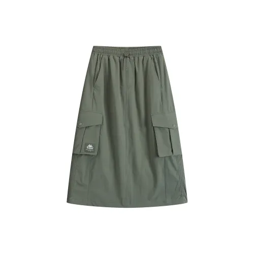 Kappa PLAYER Casual Long Skirts Women's Green