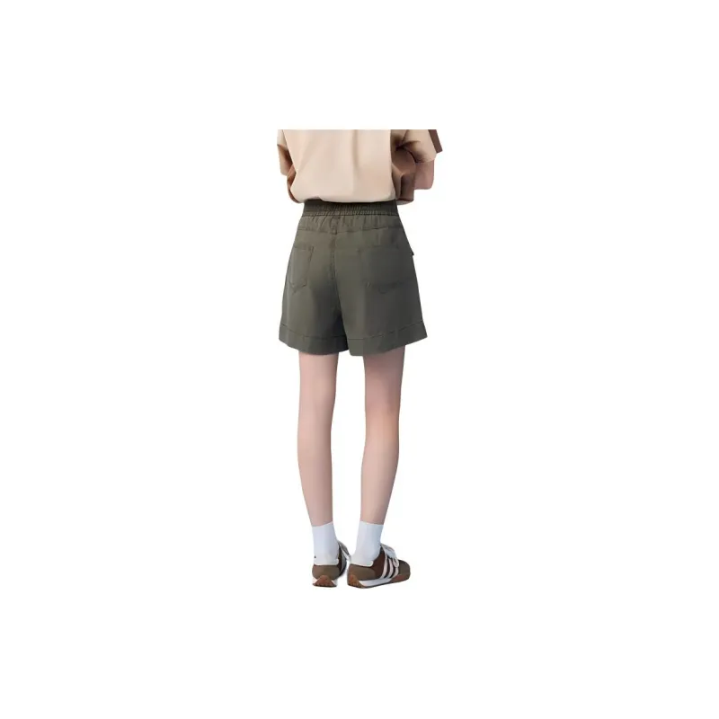 EICHITOO Cargo Shorts Women's Dark Green-3