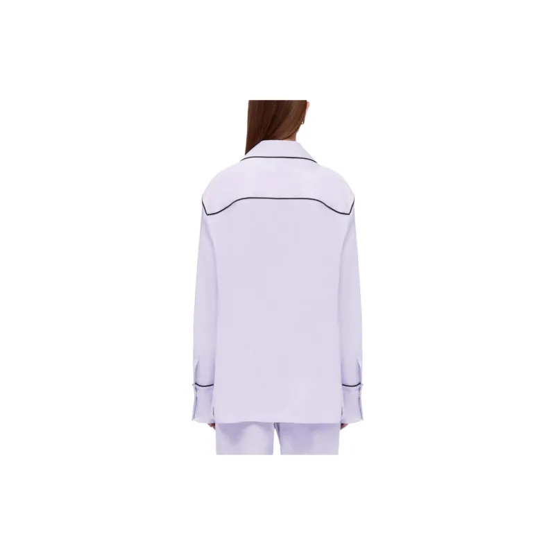Ferragamo Logo-embroidered Pyjama Shirt-3