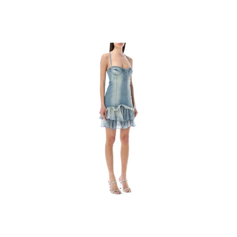 Blumarine Slip Dresses Women's Blue-3