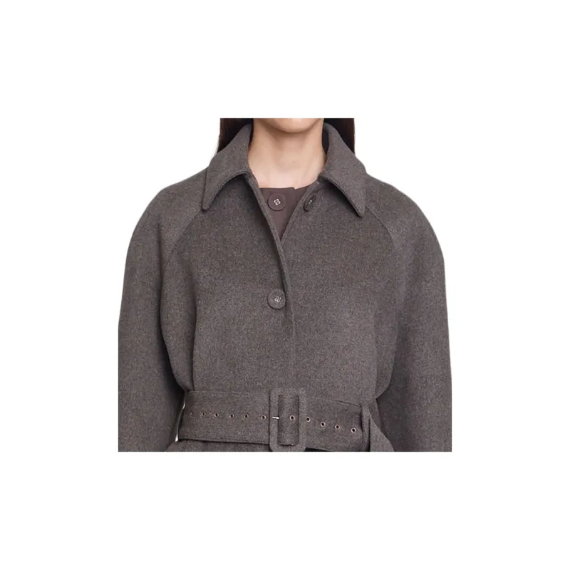 ANNA QUAN FW24 Coats Women's Umber-4