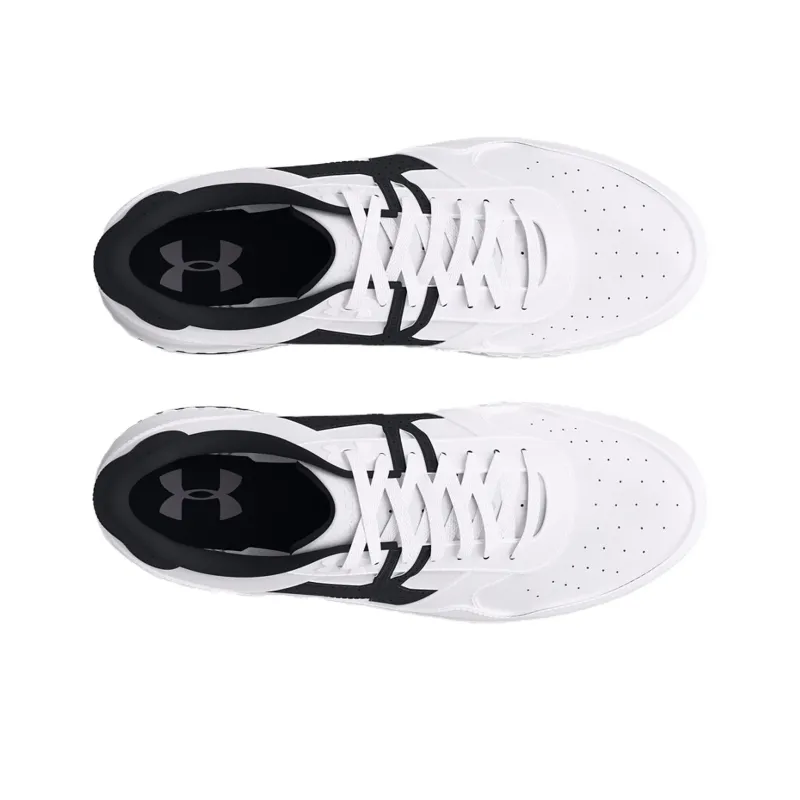 Under Armour Anti Slip Wear Resistant Low Top Casual Shoes Unisex White-3