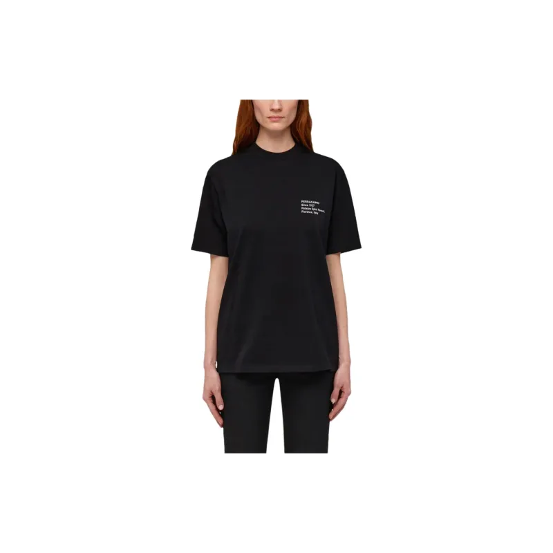 Ferragamo Logo print T shirt-3
