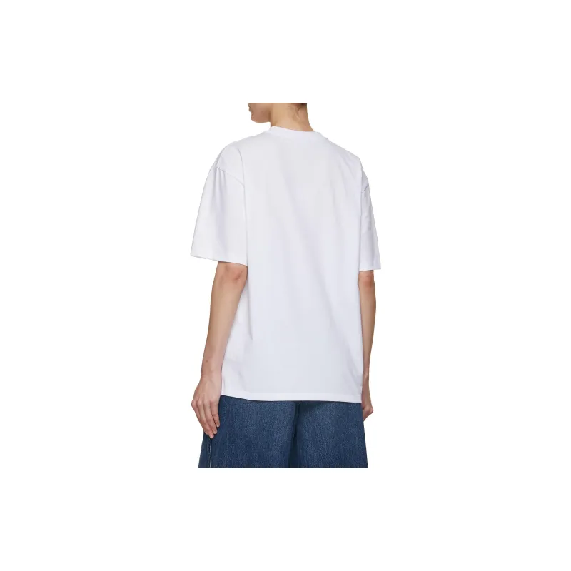 GANNI T Shirt Women's Bright White/Bright White-2