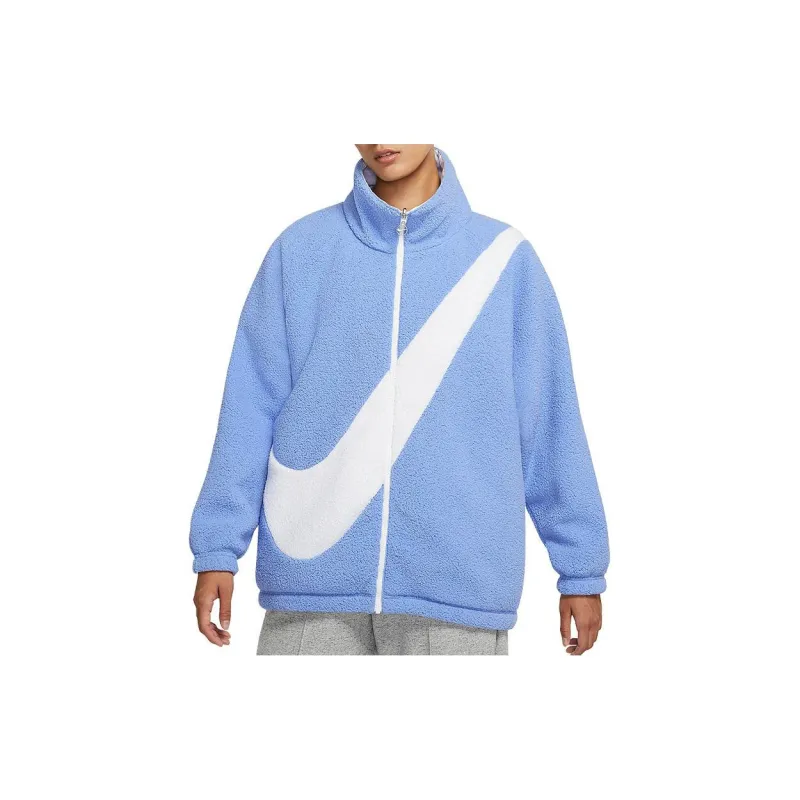 Nike Velvet Jackets Women's Blue-4