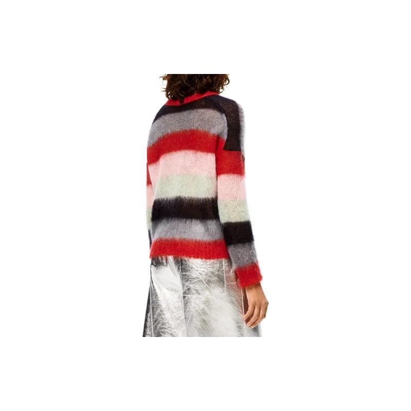 LOEWE SS22 Loose Fit Sweater Women's Red-2