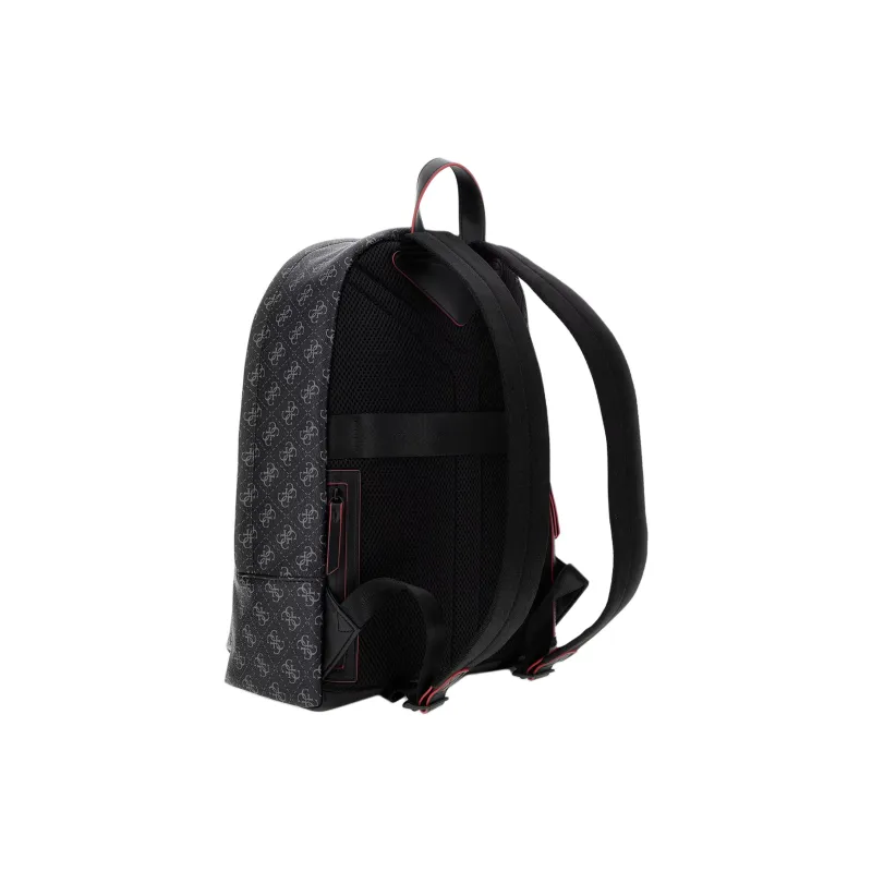 GUESS Polyurethane Backpack Regular Men's Black & Gray-1