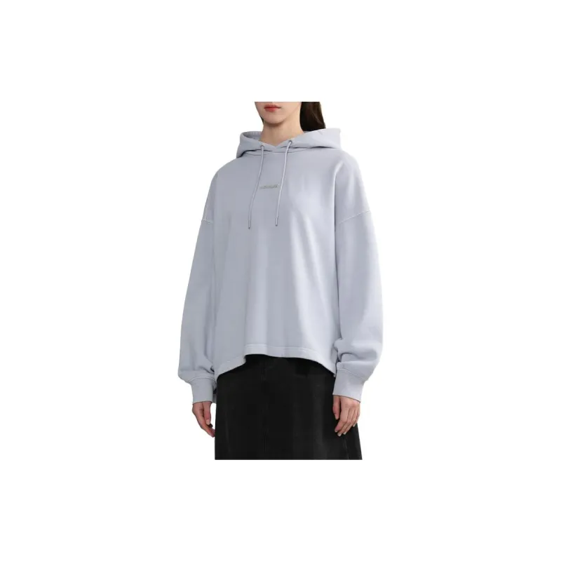 MUSIUM DIV Logo appliqué Cotton Hoodie-3